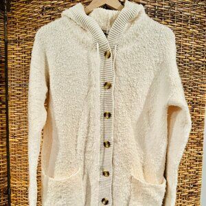 Gap Cream Cardigan Hoodie - Size Small - Runs Large